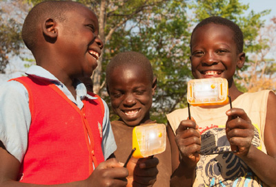 SolarAid and Yingli Solar developed The SM100, which retails at just $5 in rural Africa, making it the world's most affordable solar light.