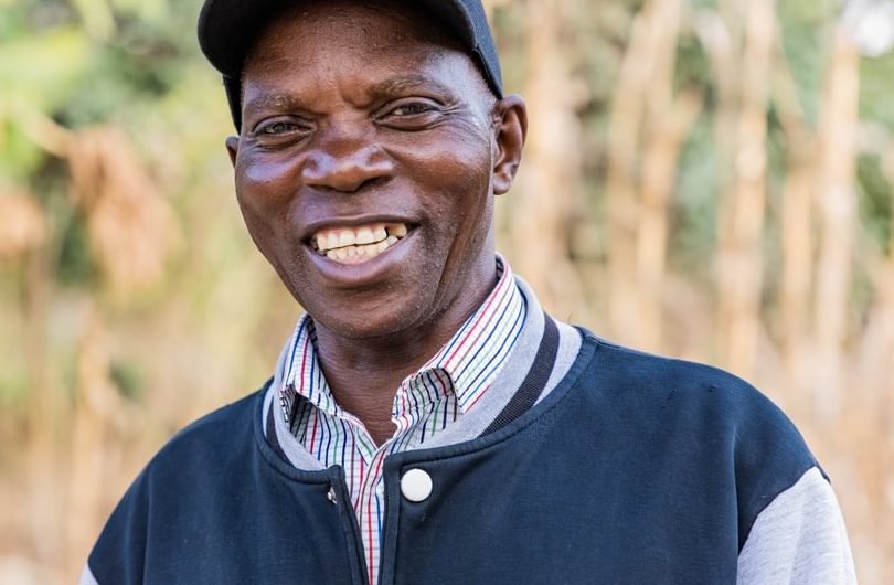 Simon Muchinga smiles at the camera