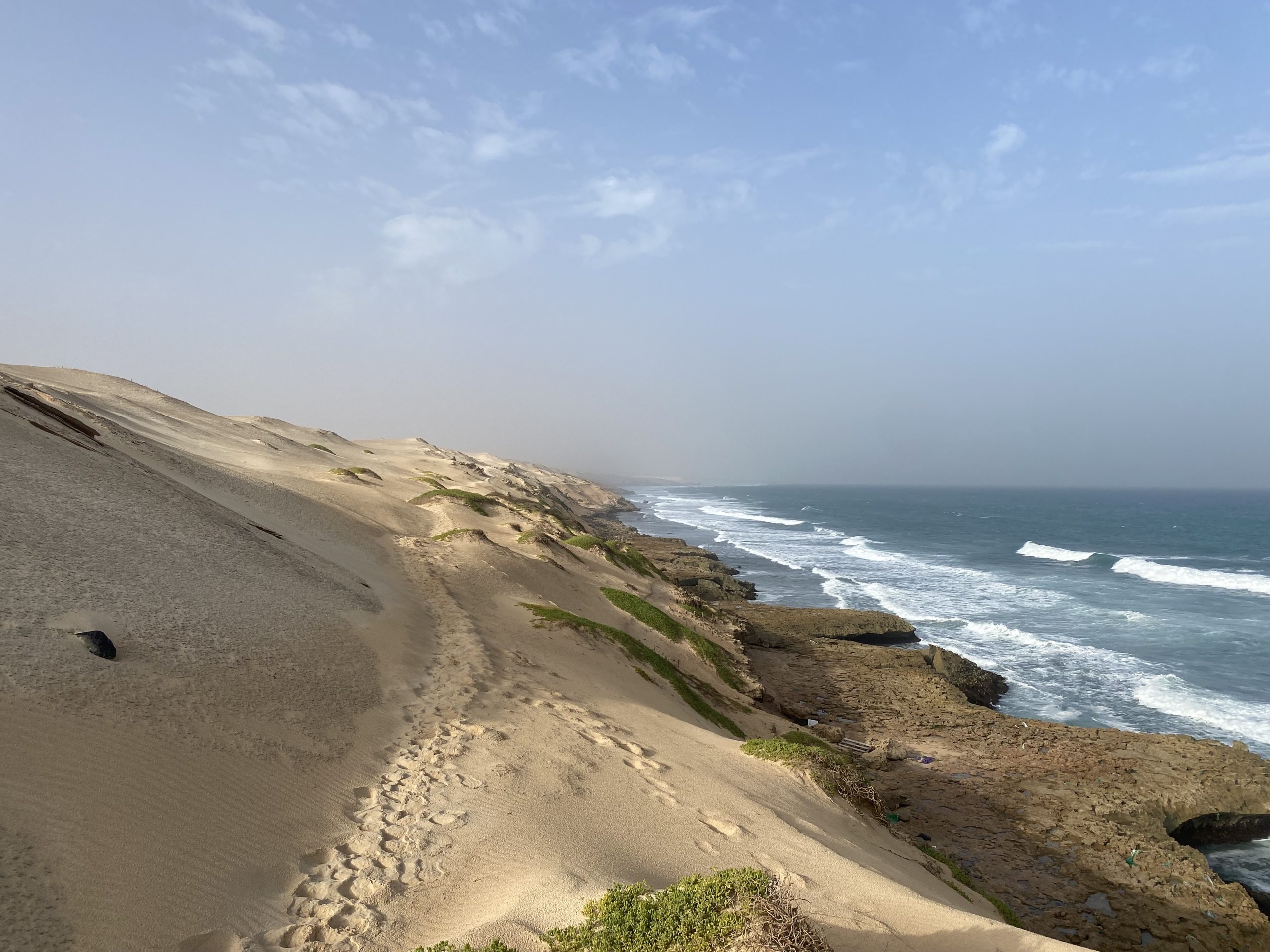 The Cape Verdean coastline.