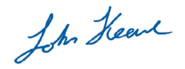 John Keane Signature
